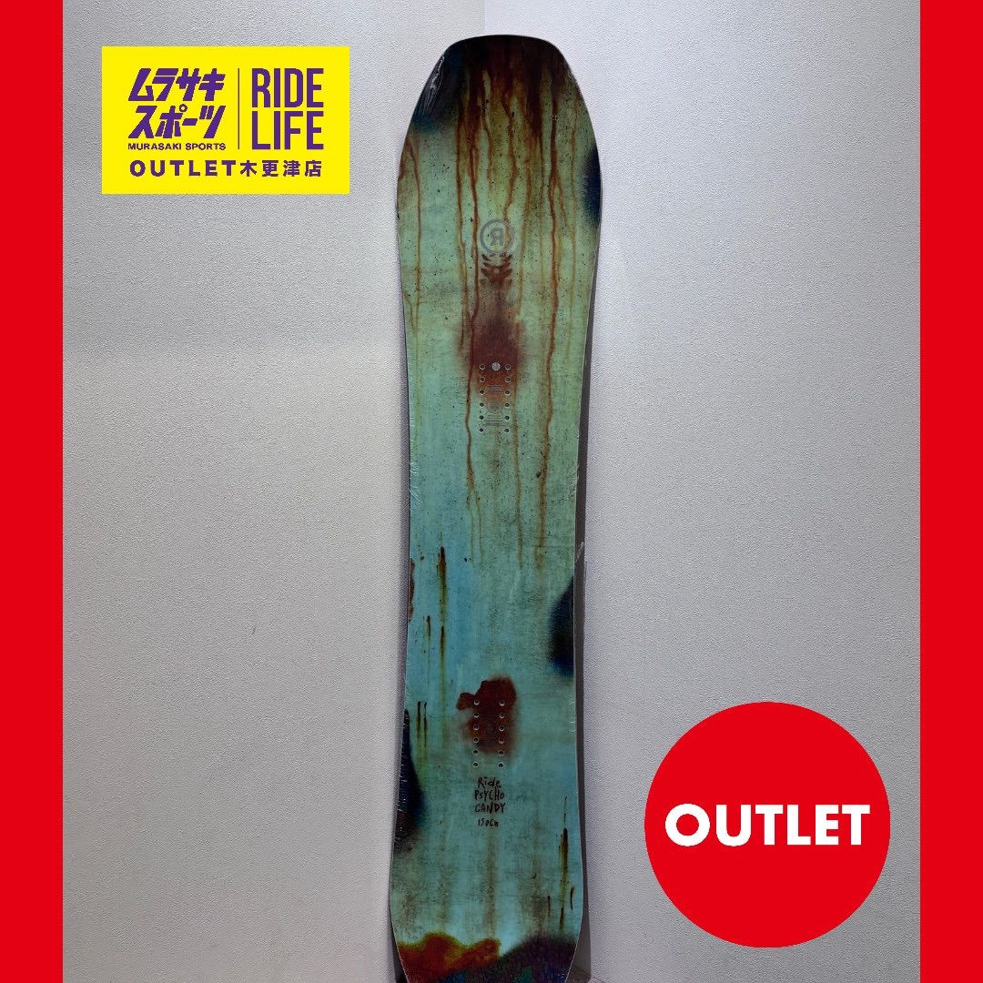 【ムラスポOUTLET公式】スノーボード　新品　未使用　RIDE ライド　PSYCHOCANDY　サイコキャンディ　25-26　150cm 訳あり　ムラサキスポーツ OUTLET アウトレット