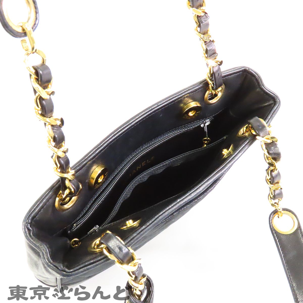 シャネル CHANEL ココボール チェーンバッグ ブラック 黒 ゴールド金具 