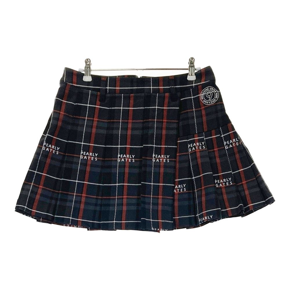 サイズ：1 PEARLY GATES パーリーゲイツ 原英莉花モデル スカート チェック グレー系 [240101690901] ゴルフウェア レディース ストスト