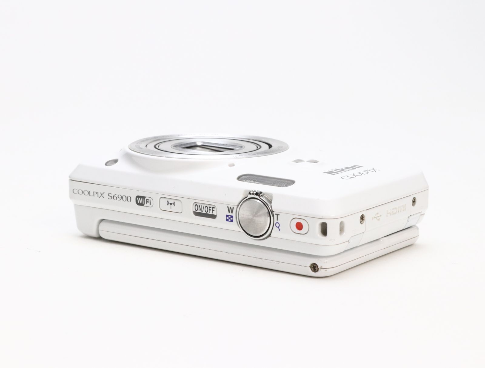 D (ジャンク) Nikon ニコン COOLPIX S6900 ホワイト 返品不可 55-138