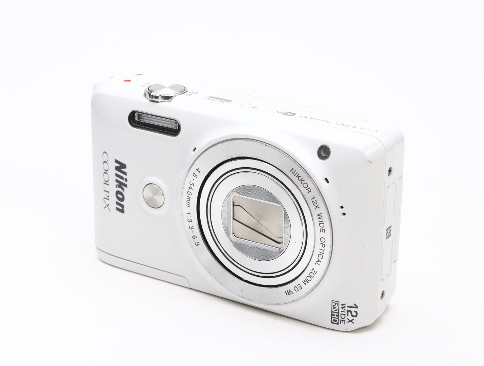 D (ジャンク) Nikon ニコン COOLPIX S6900 ホワイト 返品不可 55-138