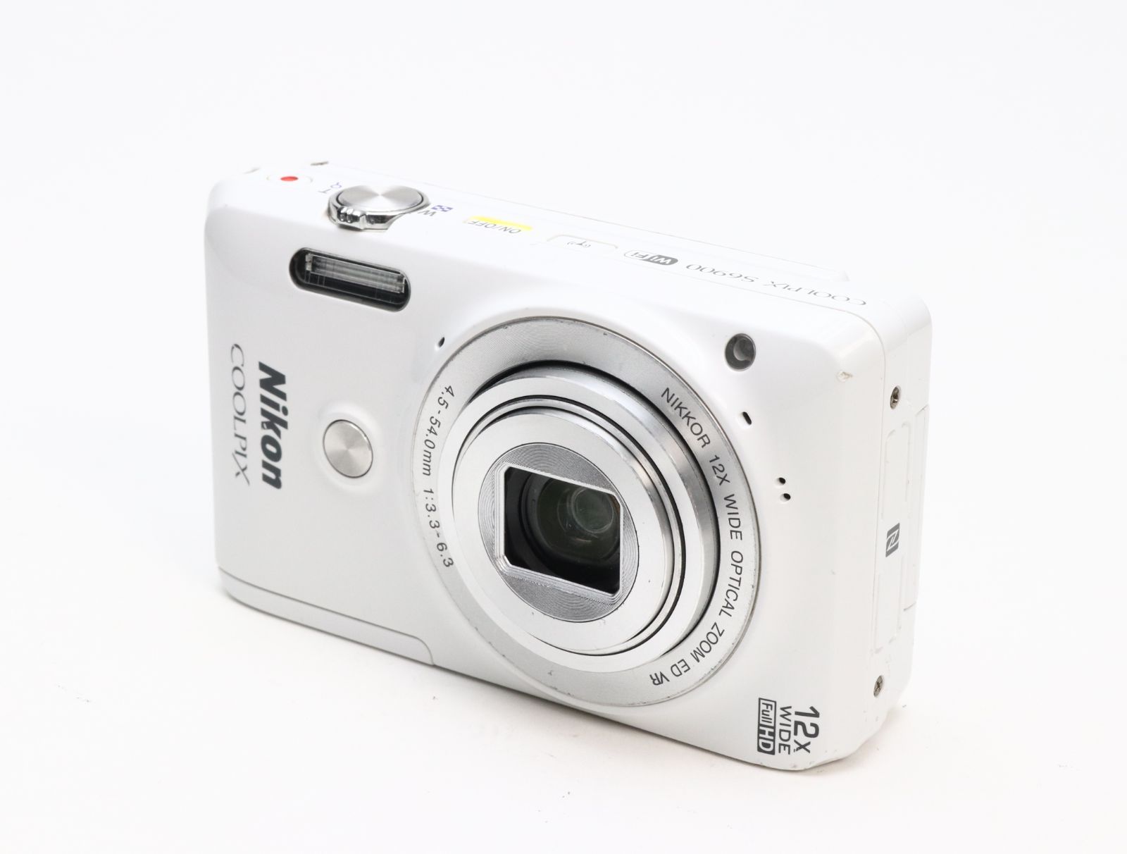 D (ジャンク) Nikon ニコン COOLPIX S6900 ホワイト 返品不可 55-138