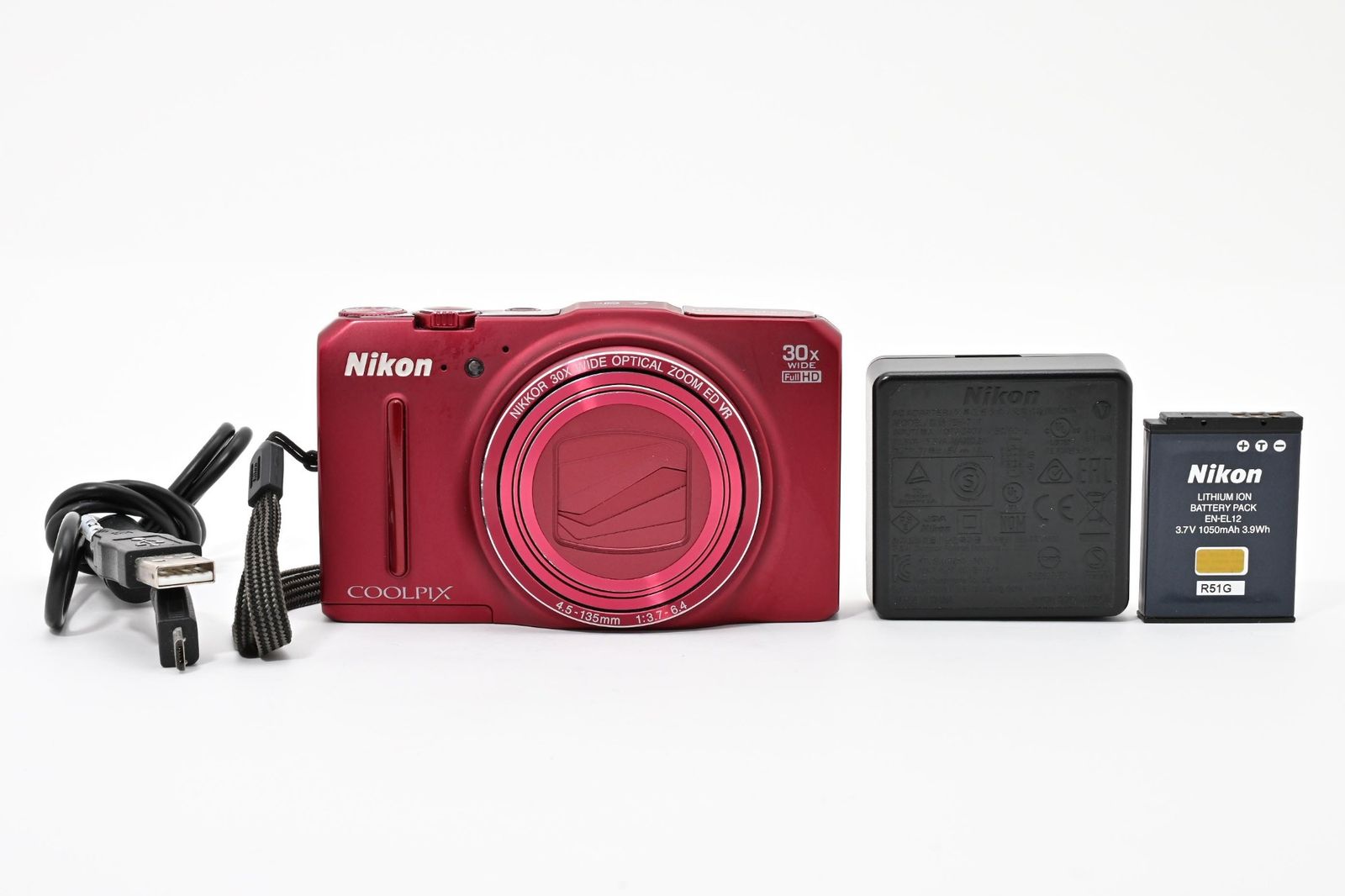 ★美品★ Nikon ニコン COOLPIX S9700 デジタルカメラ レッド ★A127N #26 26,980円