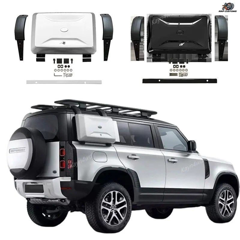 オフロード4x4アクセサリー サイドウィンドウツールボックス ラゲッジボックス ランドローバー 2020-2026 L663 ディフェンダー 90 110 車用