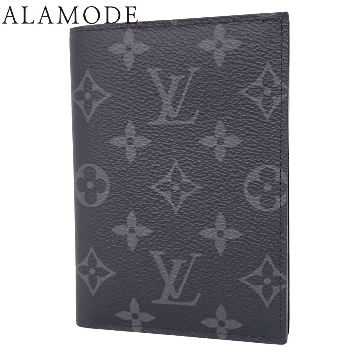 LOUIS VUITTON(ルイ・ヴィトン) モノグラム・エクリプス パスポートカバー クーヴェルテュール･パスポール NM 小物 パスポートケース モノグラムエクリプス ブラック黒 グレー M64501 メンズ 40802190800【中古】【アラモード】