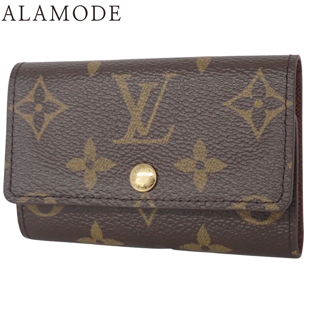 LOUIS VUITTON(ルイ・ヴィトン) モノグラム ミュルティクレ6 キーケース/キーリング 6連 六連 小物 モノグラムキャンバス ブラウン茶 ベージュ ゴールド金具 M62630 ユニセックス 40802190219【中古】【アラモード】
