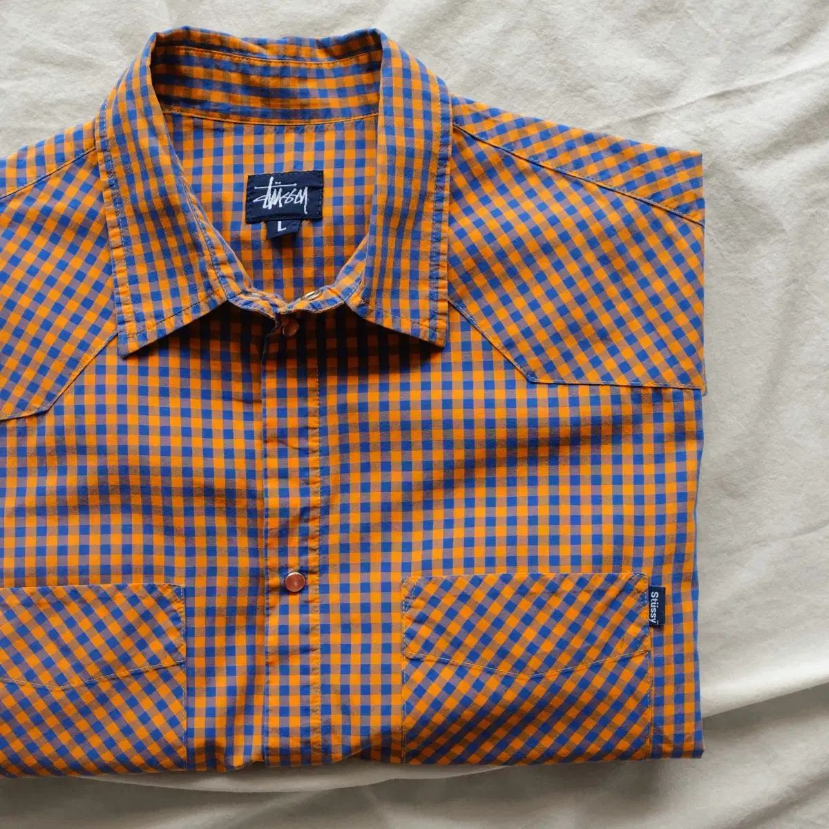 1990年代 USA製 STUSSY チェック シャツ