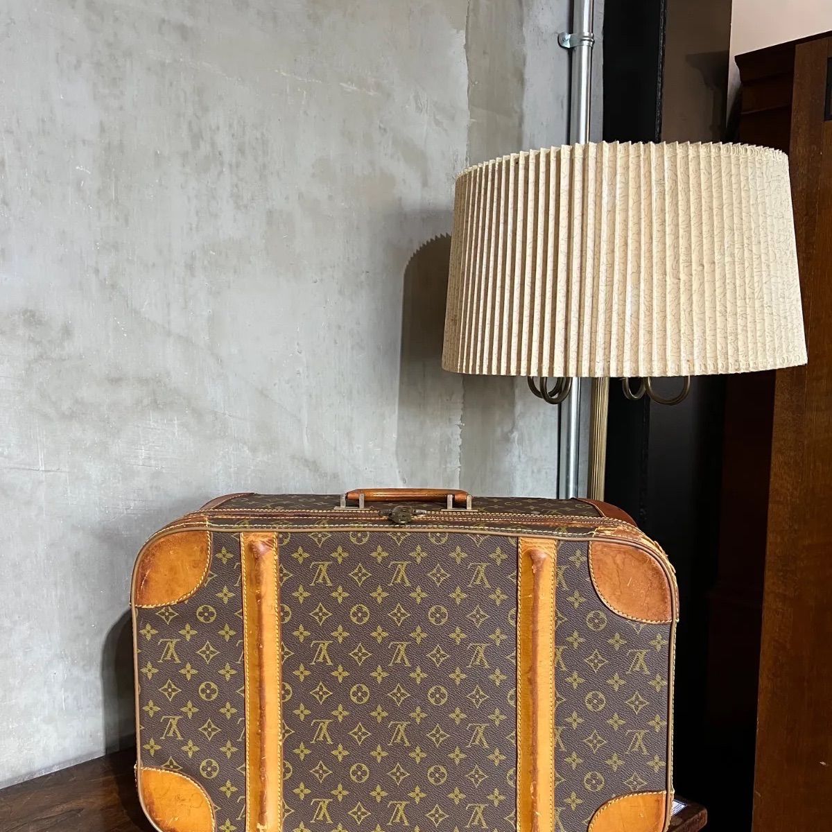 ヴィンテージ　ルイヴィトン　LOUIS VUITTON　モノグラム ストラト ストランク　ハードケース ／ボストンバッグ