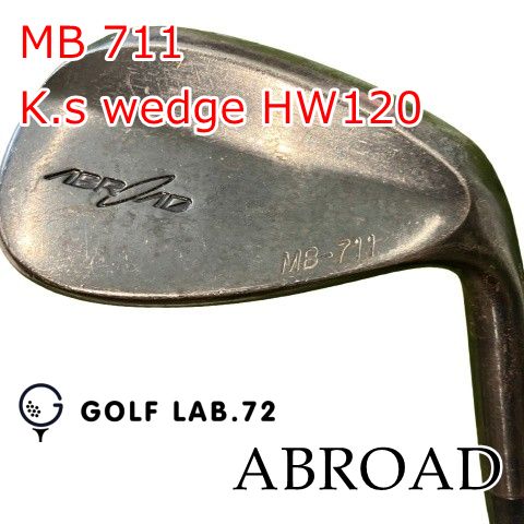 【中古】ウェッジ アブロード MB 711◆K.s wedge HW120◆S◆52[0964]