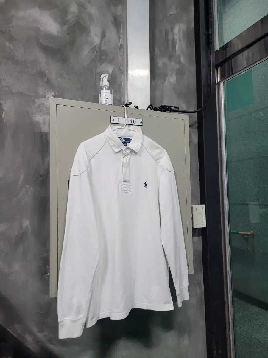 POLO ポロ 白 ラグビー カラ Tシャツ M95-L100
