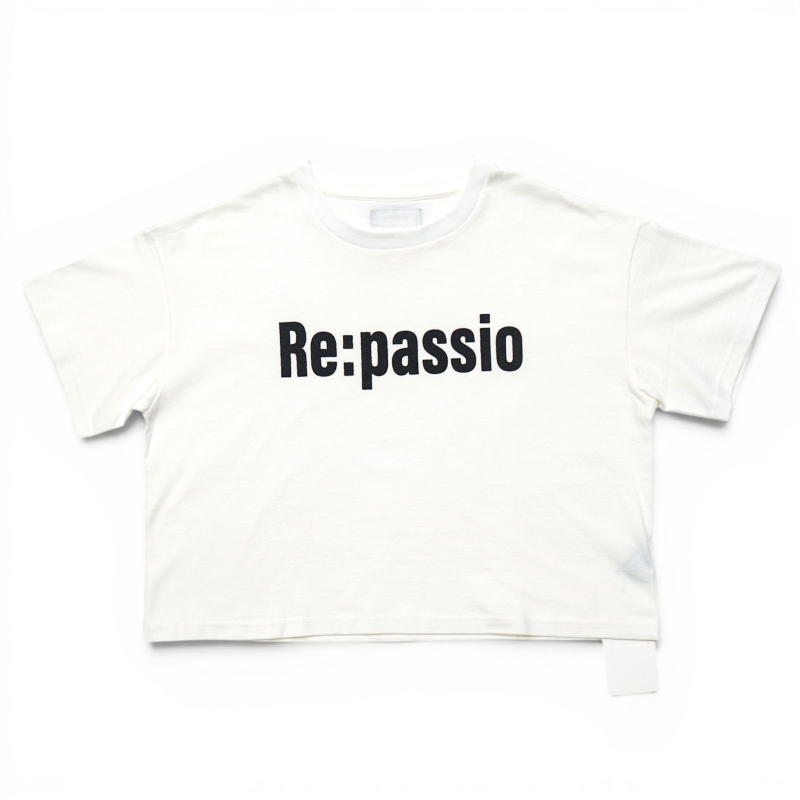 Re:Passio リパッシオ Cropped Tshirt クロップド Tシャツ ホワイト Free size