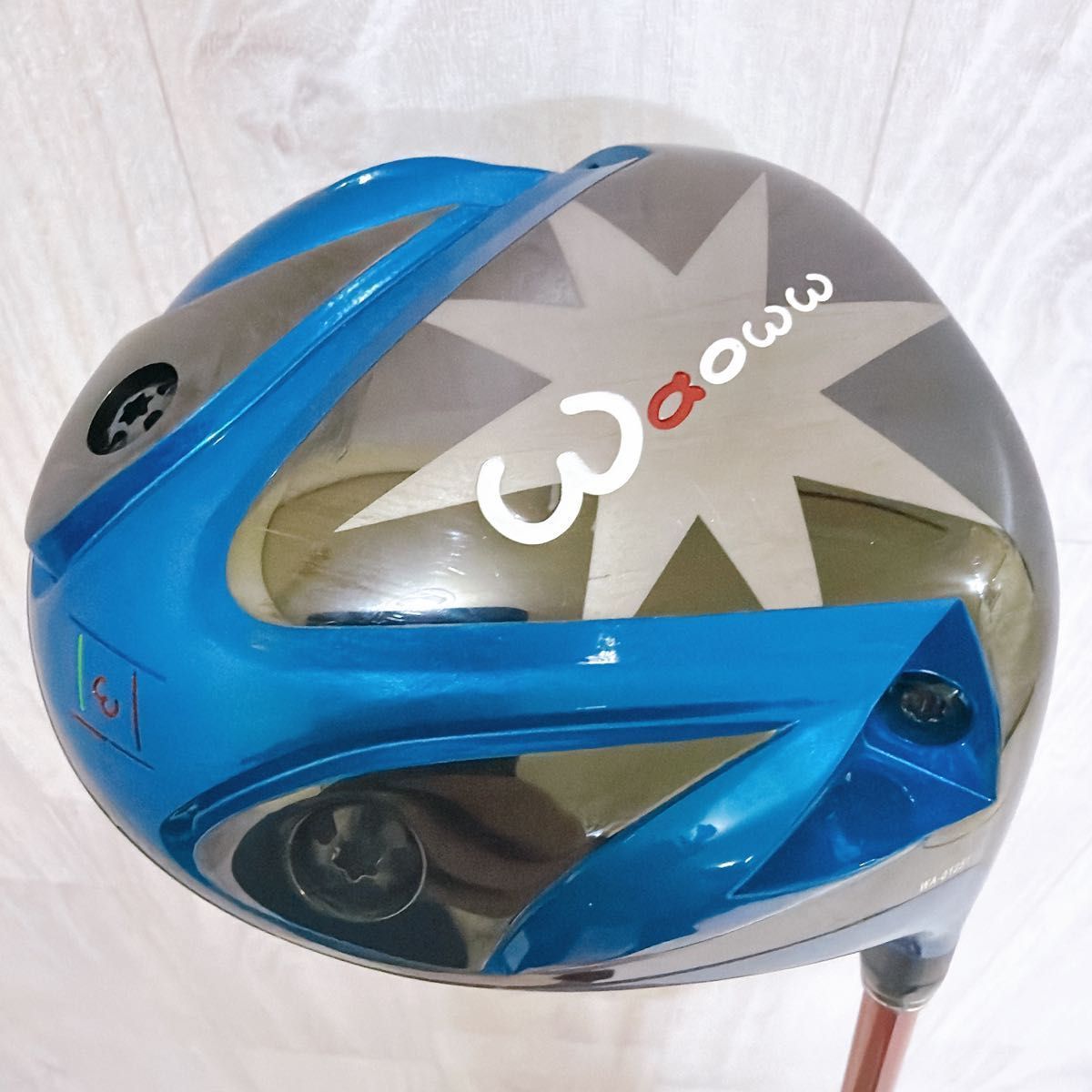 Waoww RV-555 BLUEMONSTER ワオ ドライバー 1W 右利き S ブルー リシャフト