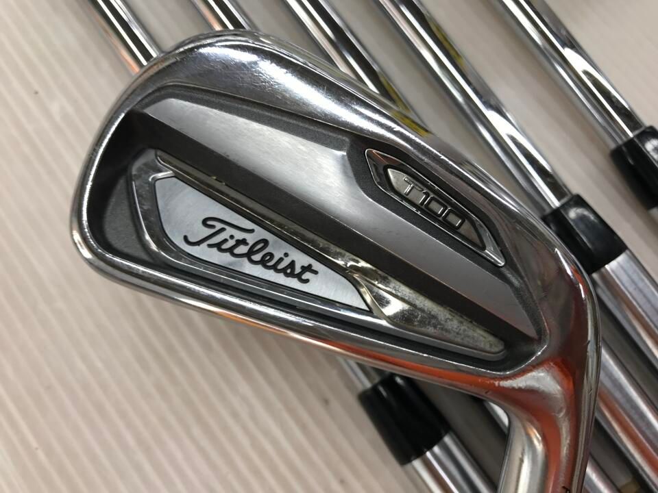 タイトリスト T100 AMT TOUR WHITE S200フレックス アイアンセット