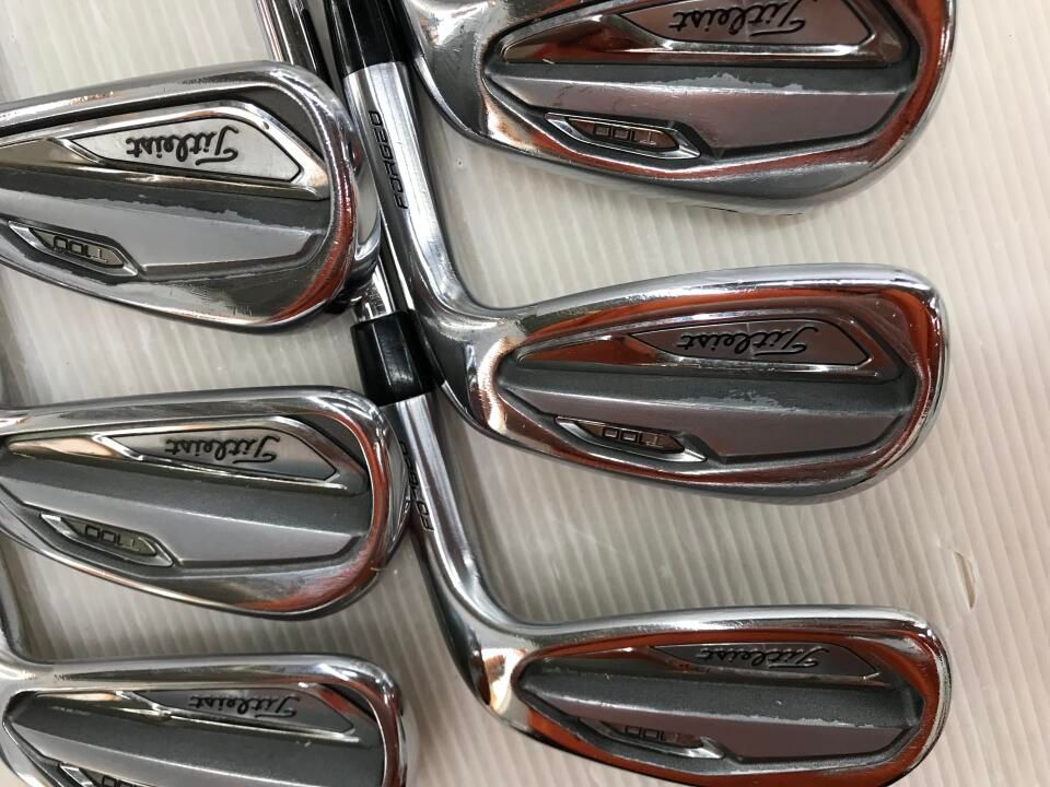 タイトリスト T100 AMT TOUR WHITE S200フレックス アイアンセット