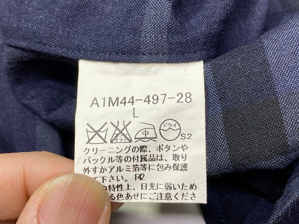 メンズ Burberry バーバリー 日本製 スーパー100's ウール 長袖