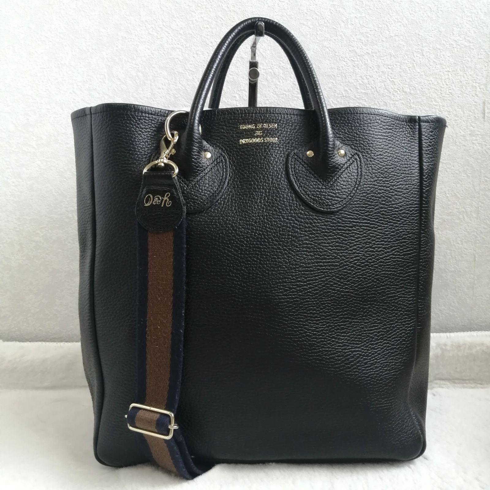 ヤングアンドオルセン トートバッグ ショルダーバッグ 2way ブラック