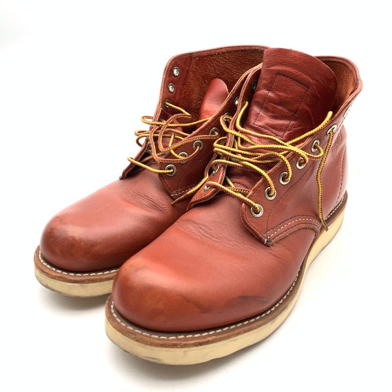 【中古品】 REDWING 8166 レッドウィング プレートゥ ブーツ ワークブーツ ブランド シューズ 靴 (fuz) 【164-260524-gm-11-kit】