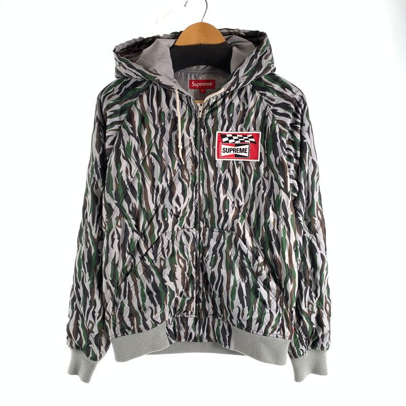 【中古品】 SUPREME POLY DIAMOND QUILTED HOODED JACKET シュプリーム ジャケット ブルゾン ジップアップ ブランド 古着 (fuz) 【149-260524-gm-01-kit】