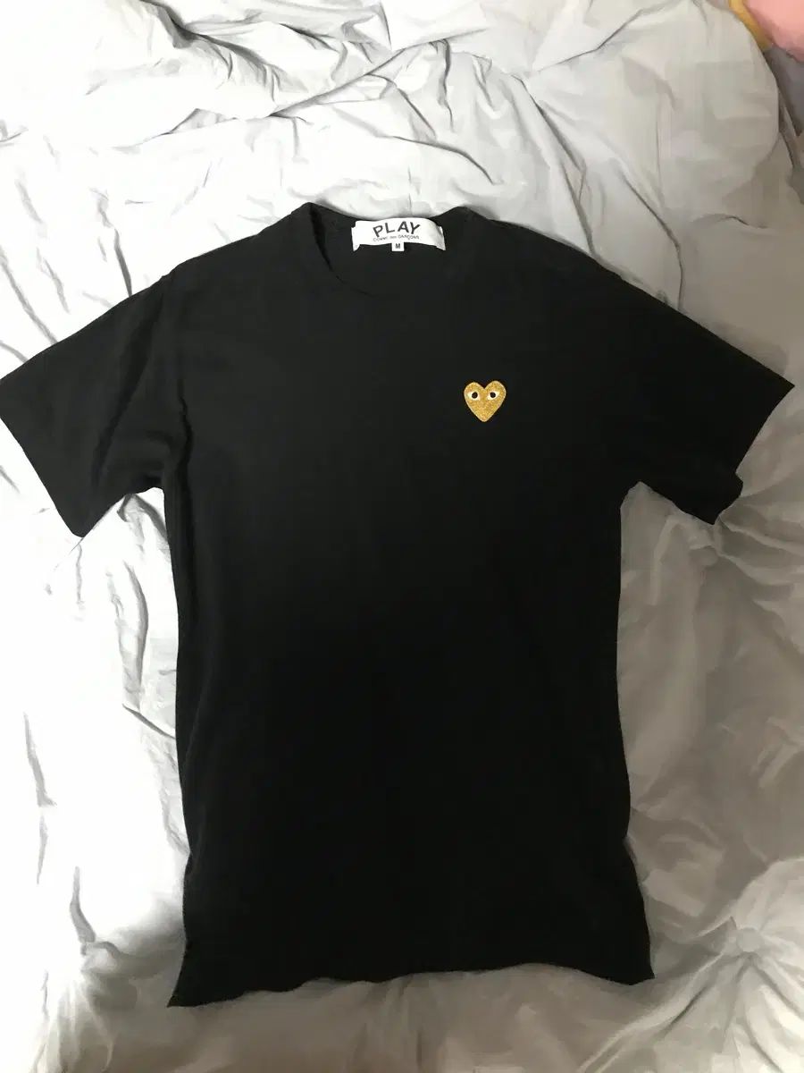コム・デ・ギャルソン 半袖 Tシャツ GOLDワッペン M