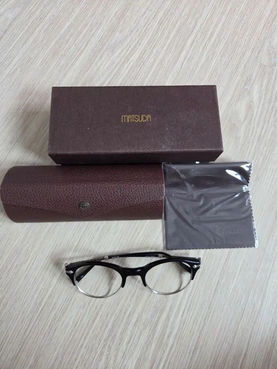 麻 Matsuda M2014 ハーフリム ブラック フルセット 22,595円