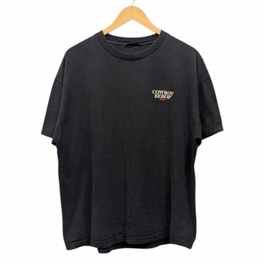 90s 00s COWBOY BEBOP カウボーイビバップ ヴィンテージ アニメ Tシャツ ブラック系 コットン サイズL 652422