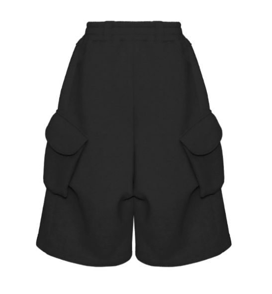 MJD ワイド カーゴ バミューダ パンツ ブラック