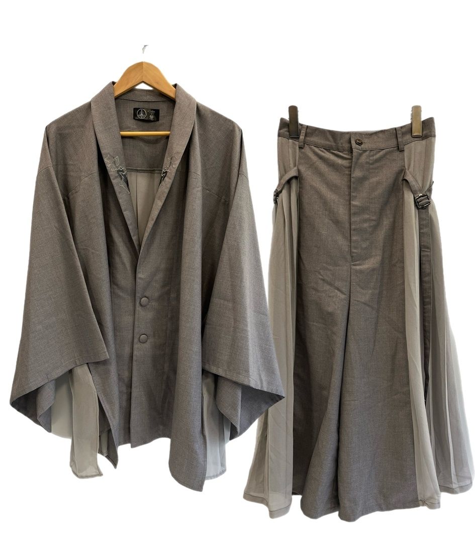 カルト CuLLt セットアップ 23SS INSIDE KIMONO JACKET HAKAMA PANTS