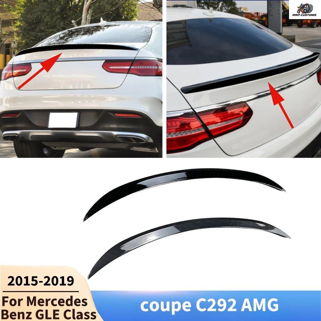 メルセデスベンツ GLEクラス クーペ C292 AMGスタイル 2015-2019用リアスポイラーウィング、車のルーフトランクリッドテールフィンガードボ