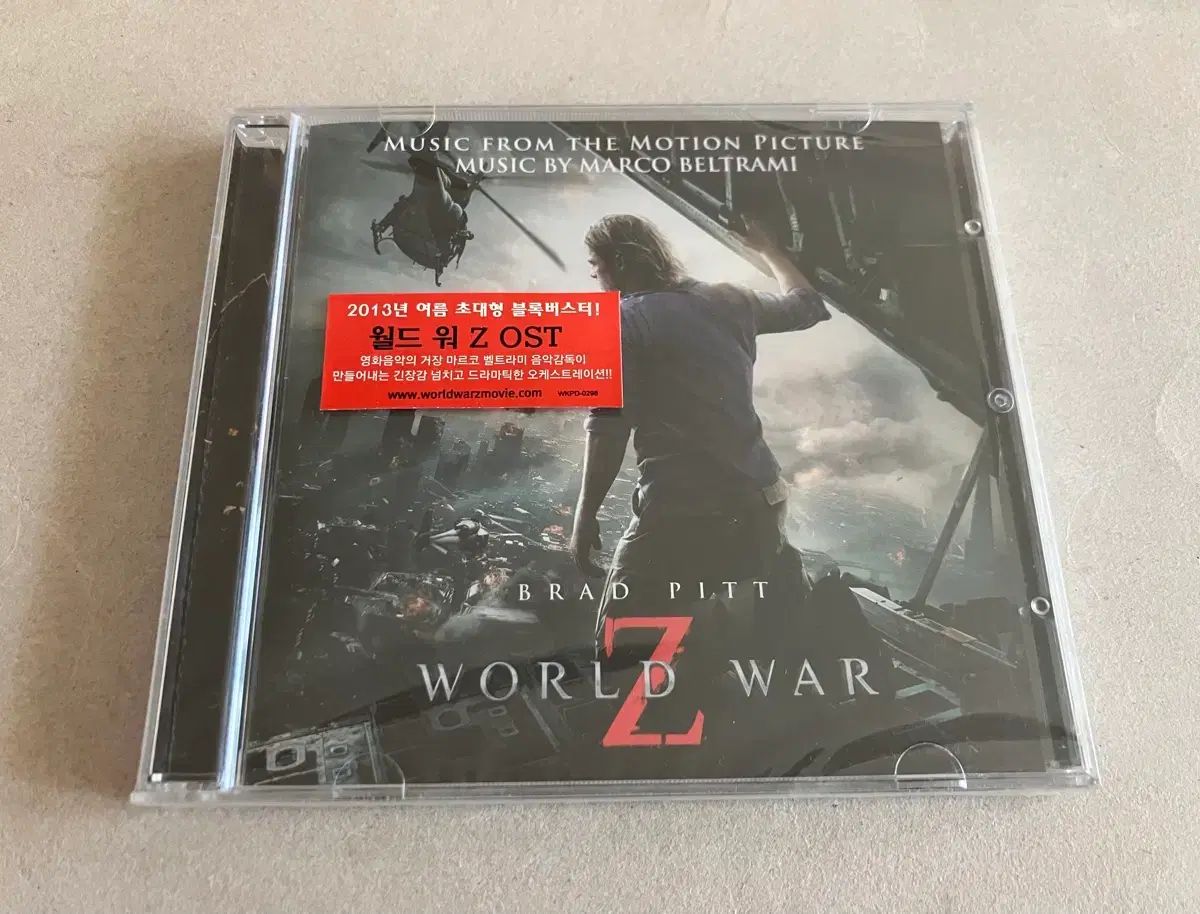 ブラッド・ピット 映画 ワールド・ウォー Z OST 映画音楽 ライセンス 未開封 CD