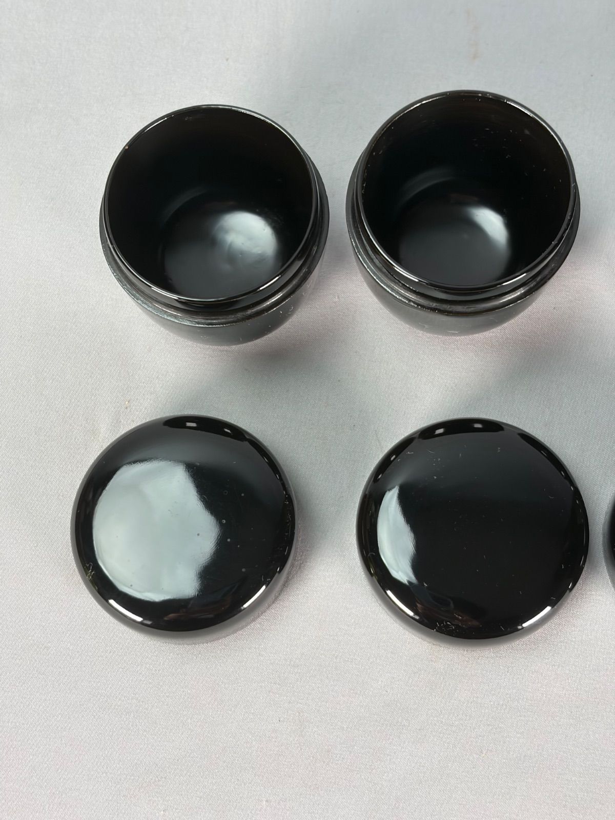 茶道具】茶歌舞伎用 真塗黒棗5個セット 棗329 - メルカリ
