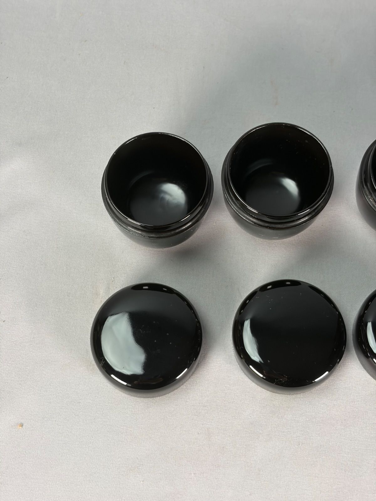 茶道具】茶歌舞伎用 真塗黒棗5個セット 棗329 - メルカリ
