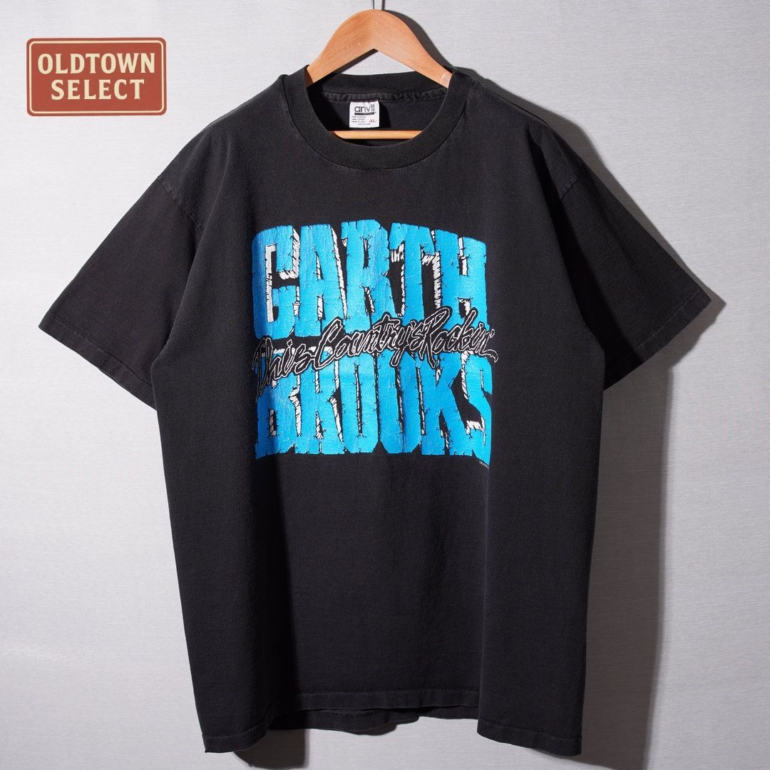 90s USA製 Garth Brooks ガース ブルックス Tシャツ XL ブラック 1991