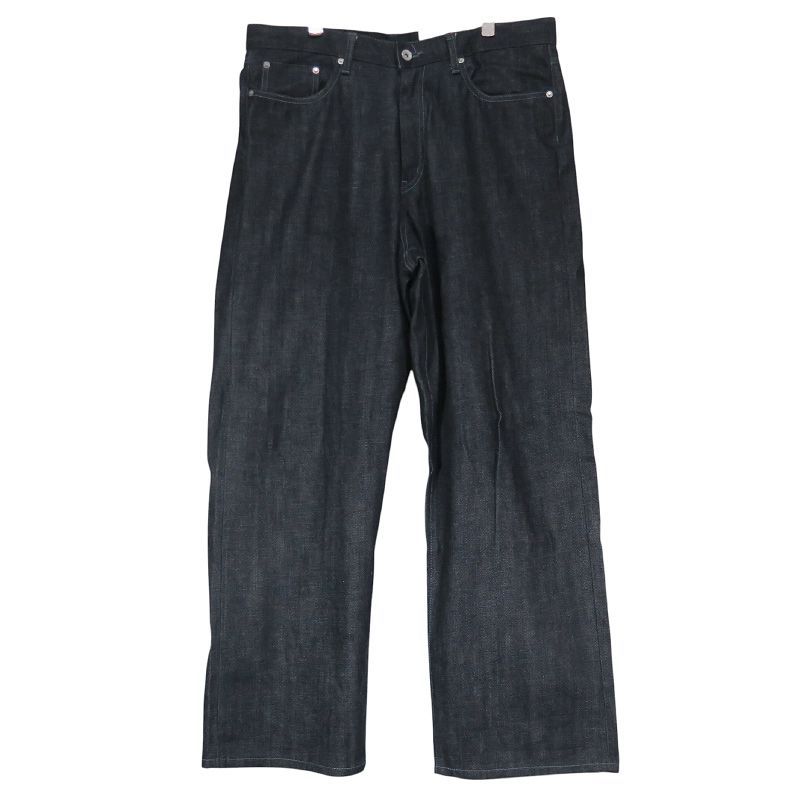 NEIGHBORHOOD ネイバーフッド 24SS RIGID DENIM DP WIDE PANTS 241XBNH-PTM01 リジッド デニム ディープ ワイド パンツ ブラック ジーンズ ボトムス サイズL Mayk