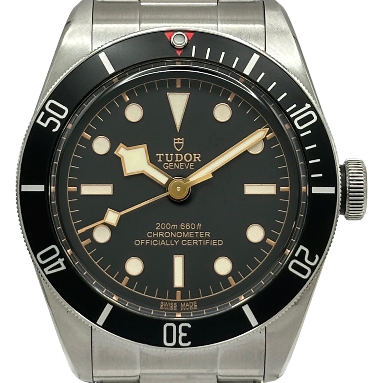 チューダー/チュードル TUDOR ヘリテージ ブラックベイ 79230N ブラック ステンレススチール 自動巻き メンズ 腕時計