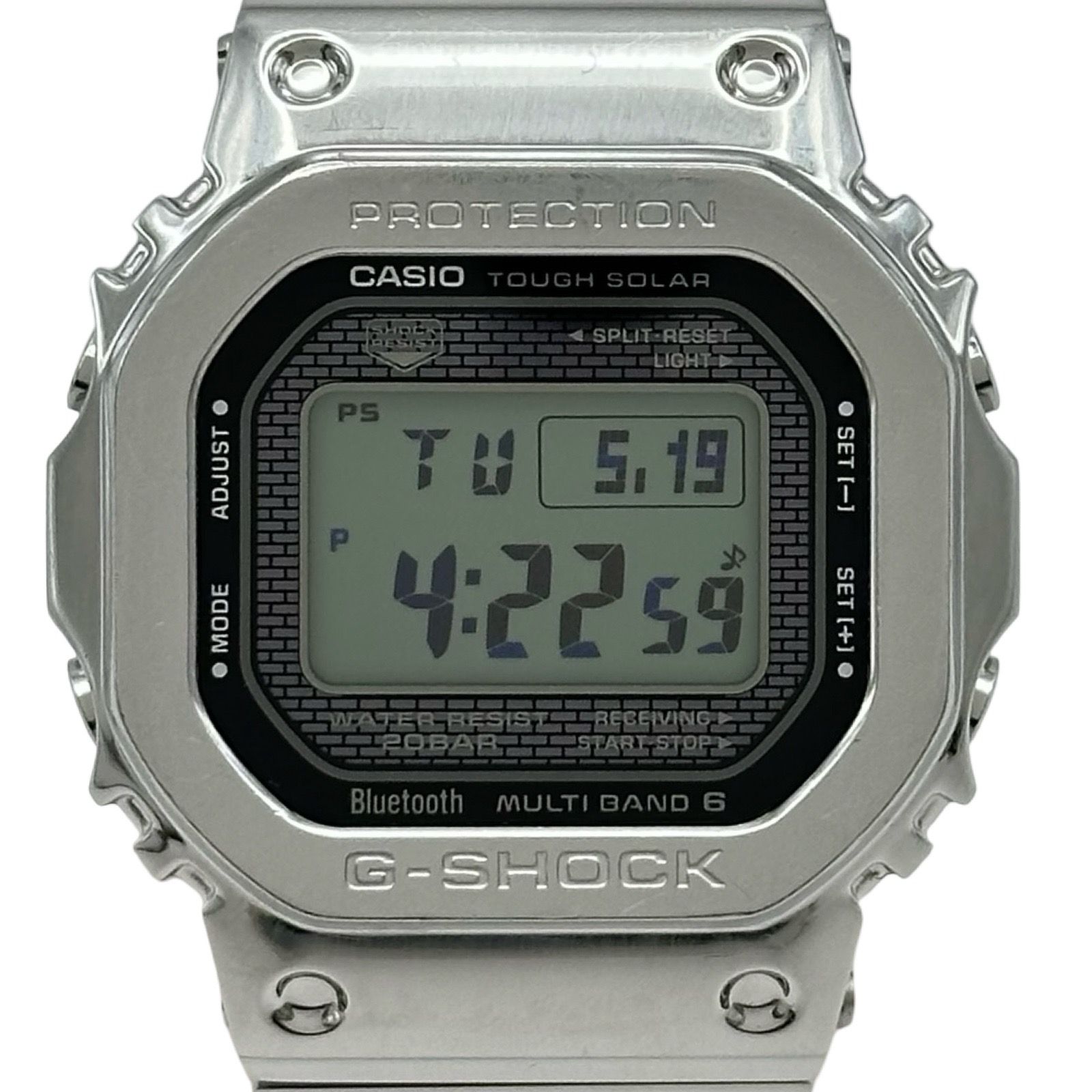 カシオ CASIO G-SHOCK GMW-B5000D-1JP ブラック ステンレススチール クオーツ メンズ 腕時計