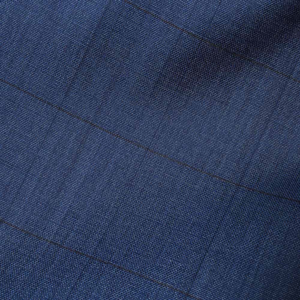 【40%OFF】42サイズ CARUSO（カルーゾ） BUTTERFLYバタフライ ウールシルクウインドーペーン4Bダブルジャケット GZC244Z/505392 17031000025 ネイビー 新品