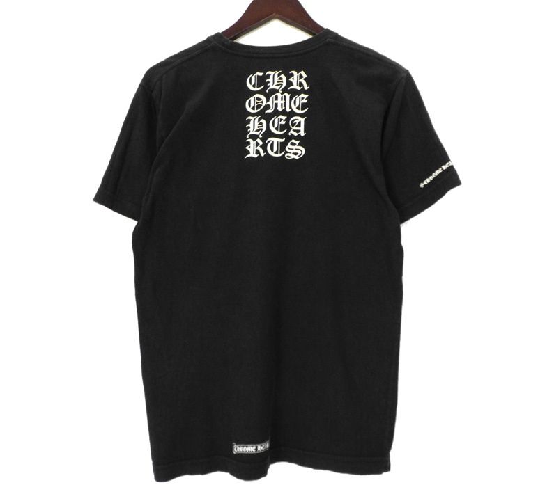 CHROM HEARTS Tシャツ 半袖 カットソー CHROME HEARTS（クロムハーツ） CH T-SHIRT ネックロゴプリント半袖T トップス