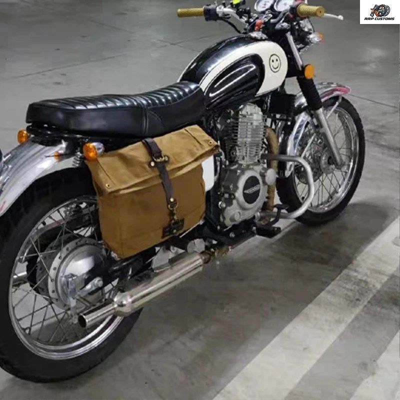 ホンダ レブル 250 500 1100 ct125 およびカワサキ VN250 用オートバイサイドバッグサドルバッグ、モトトラベルラゲッジバッグ