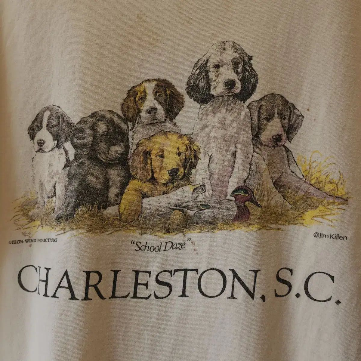 90s ヴィンテージ Tシャツ シングルステッチ プリンティング Tシャツ 