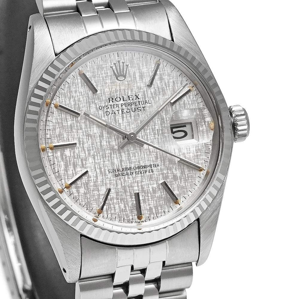1978年前後 ROLEX デイトジャスト Ref.16014 シルバーモザイク アンティーク品 メンズ 腕時計 1978年前後 ROLEX デイトジャスト Ref.16014 シルバーモザイク アンティーク品 メンズ 腕時計