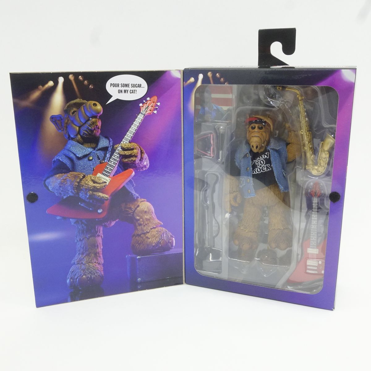 NECA ネカ ALF アルフ 7インチ アクションフィギュア Born to Rock 