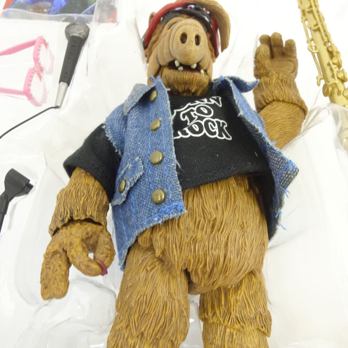 NECA ネカ ALF アルフ 7インチ アクションフィギュア Born to Rock