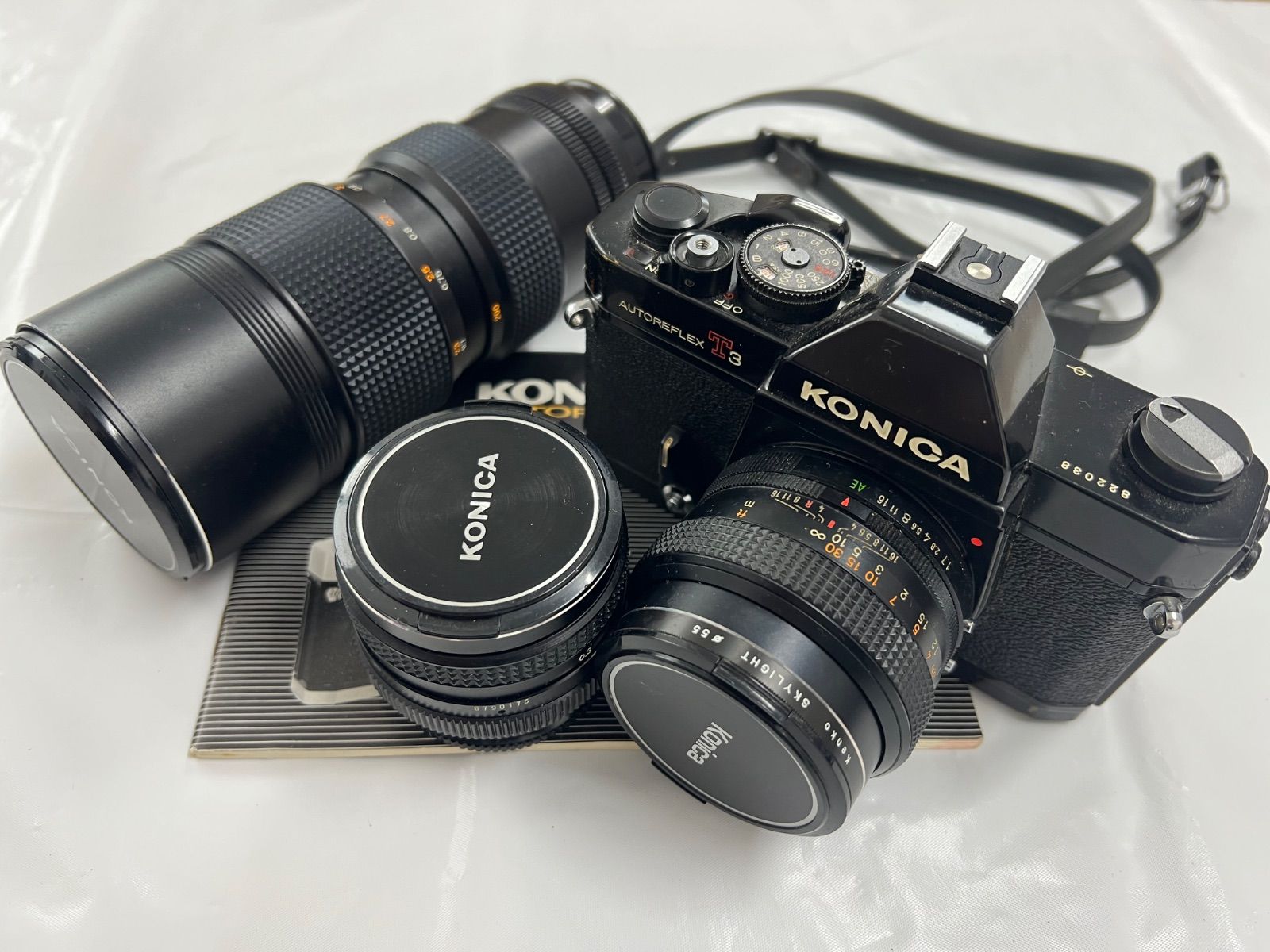 KONICA コニカ フィルムカメラ AUTOREFLEX T3 レンズセット