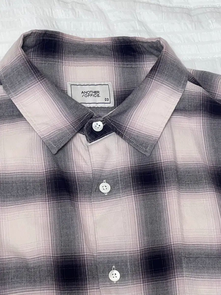 3 ANOTHER OFFICE オンブレシャツ 3 ANOTHER OFFICE オンブレシャツ