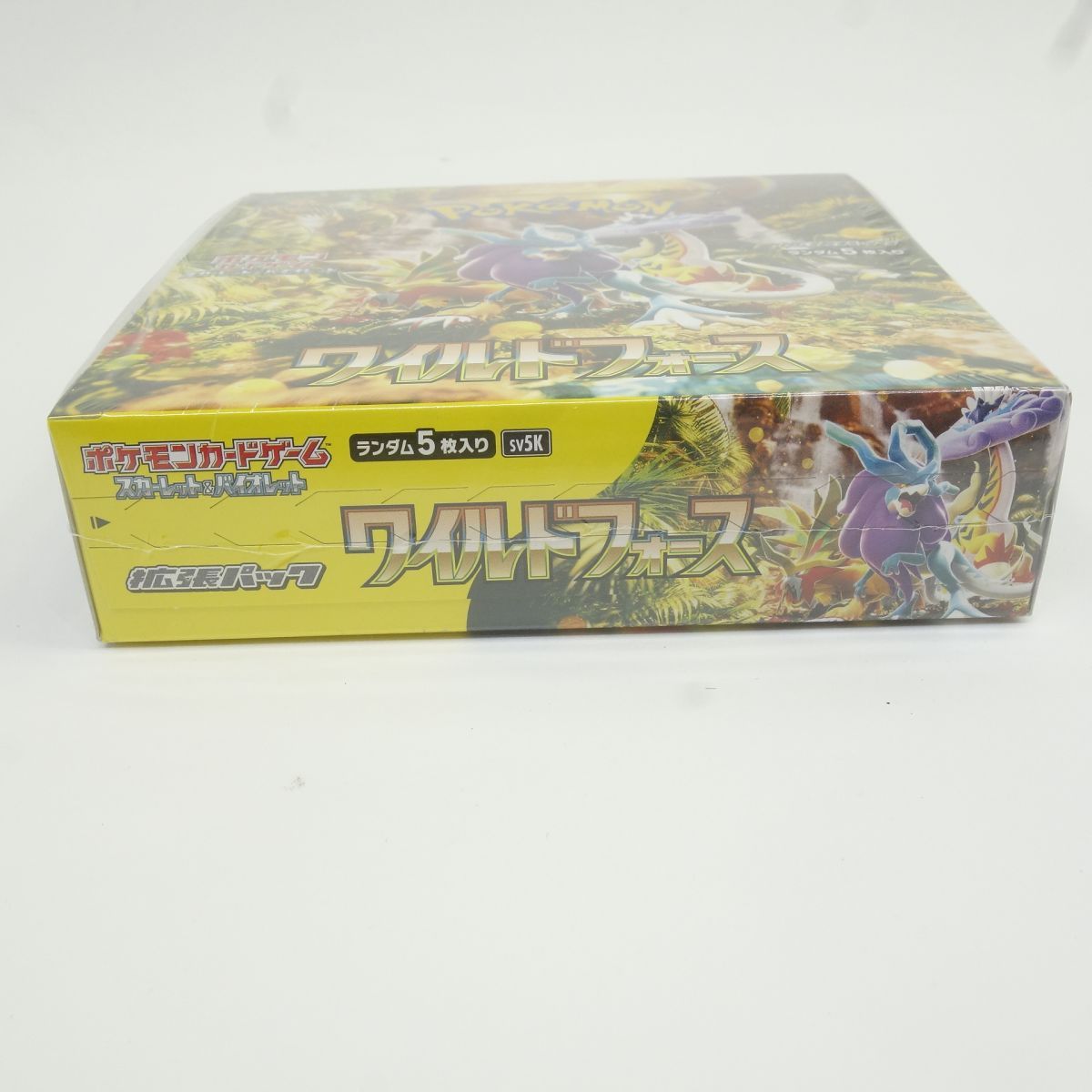 【未開封】ポケモンカードゲーム スカーレット&バイオレット 拡張パック ワイルドフォース 1ボックス/30パック入り 【未開封】ポケモンカードゲーム スカーレット&バイオレット 拡張パック ワイルドフォース 1ボックス/30パック入り