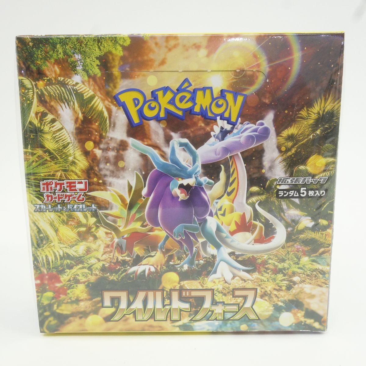 【未開封】ポケモンカードゲーム スカーレット＆バイオレット 拡張パック ワイルドフォース 1ボックス/30パック入り