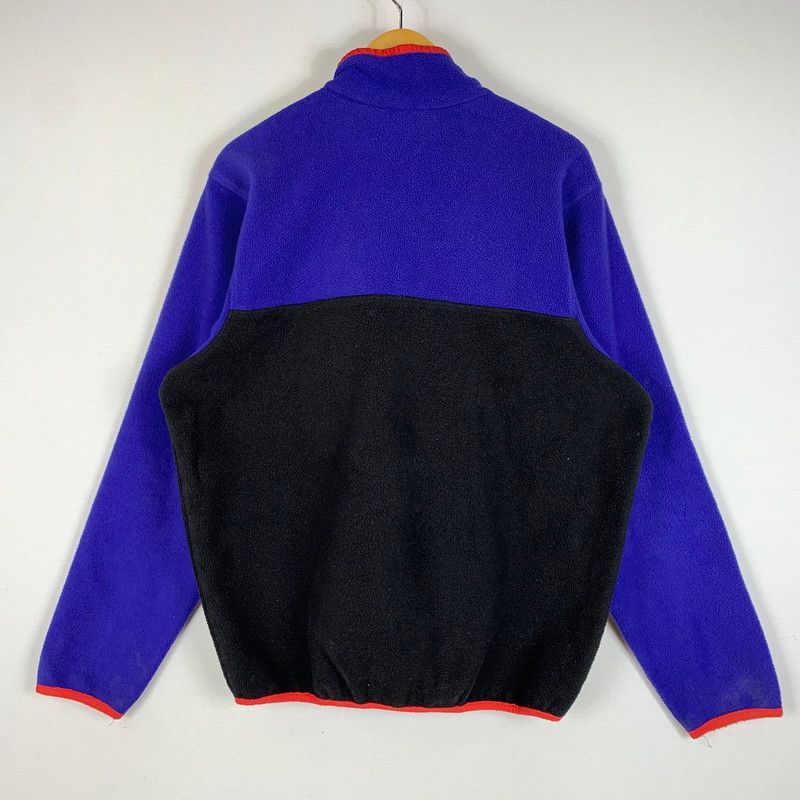 【現状渡し品】 patagonia パタゴニア 80-90's SYNCHILLA SNAP-T TWO-TONE VINTAGE シンチラ スナップT ツートンカラー ライトアウター フリースジャケット 【144-260524-ko-12-tei】