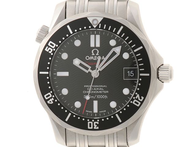 OMEGA オメガ ウォッチ シーマスター ダイバー300 時計 212.30.36.20.01.001 腕時計 ステンレススチール ブラック 自動巻き ブラック文字盤 メンズ【中古】