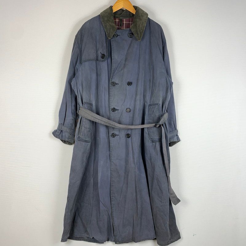 【ジャンク品】 Barbour バブアー TRENCH COAT A605 トレンチコート アウター ロングコート 【141-260524-ko-16-tei】