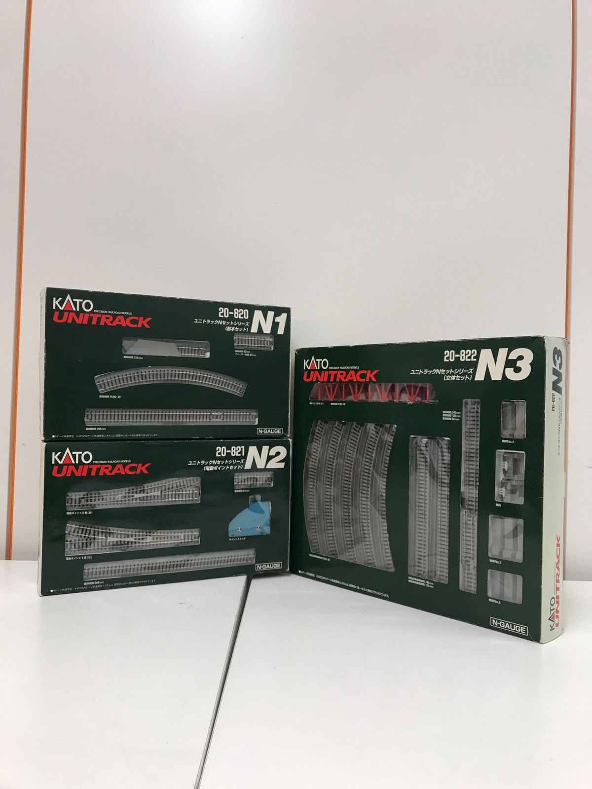 KATO 20-820 20-821 20-822 ユニトラック Nセットシリーズ 3点セット 中古 T11169826